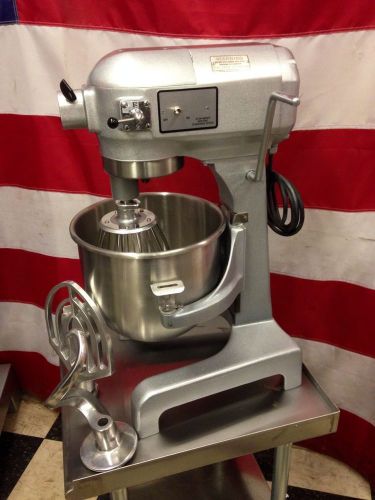 HOBART MIXER 20 QT A-200 STAINLESS BOWL HOOK WHIP PADDLE 20 QUART DOUGH PIZZA