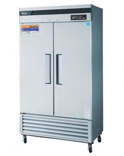 NEW Turbo Air 35 cu ft Super Deluxe SS Solid Door Reach In Freezer - 2 Doors!