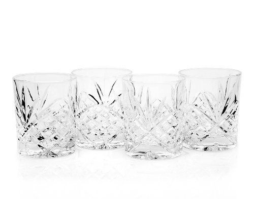 NEW Godinger Set Of 4 Dublin D.O.F. Glasses