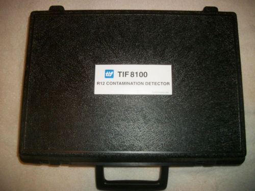 TIF TIF8100 R12 CONTAMINATION DETECTOR DEVICE IN HARD SHELL CASE