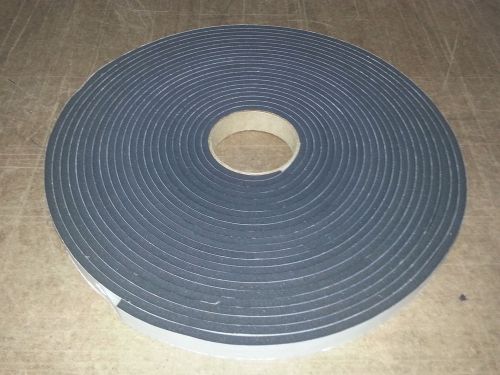 CLOSED CELL SPONGE RUBBER NEOPRENE/EPDM BLEND 3/16THKX3/8WX50&#039;ADHESIVE 1 SIDE