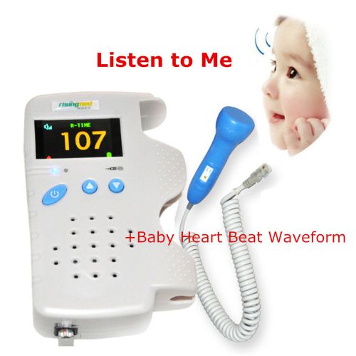 2015 Hot Sale Fetal Doppler 3MHz Color LCD Back Light &amp; Heart Beat Waveform CE A