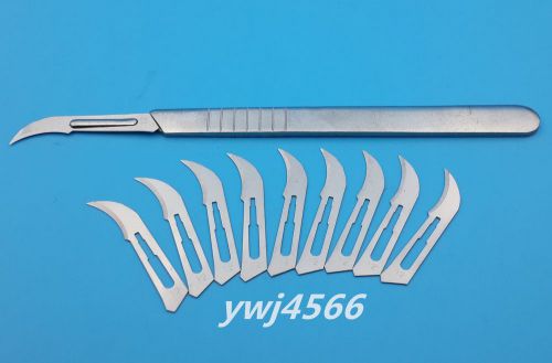 10Pcs 12# Carbon Steel Surgical Scalpel Blades PCB Circuit Board +1Pcs 3 #Handle