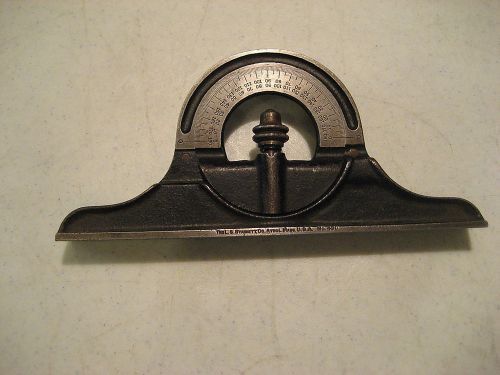 L.S. STARRETT NO. 490 PROTRACTOR HEAD ONLY