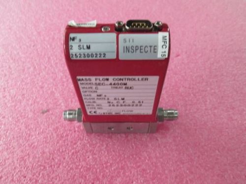 Horiba Stec SEC-4400M AMAT 3030-06140 Mass Flow Controller Gas NF3 2SLM