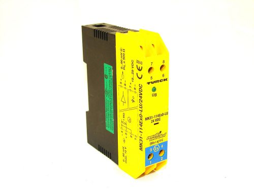 TURCK/ MULTI MODUL MK31-114EX0-LU ISOLATING SWITCHING AMPLIFIER 24VDC ***XLNT***