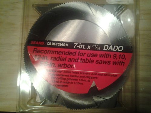 Craftsman Dado blade set  7&#034;x13/16ths for up to 12&#034; saws