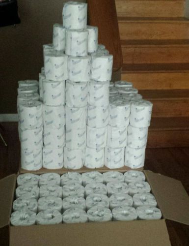 96 Rolls Bathroom 2-ply Tissue Toilet Paper White Wholesale Case 500 Sheets New