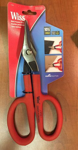 Cooper Wiss V10 10.25&#034; Multi-Purpose Snips Tin Steel Shingles Vinyl Aluminum NEW