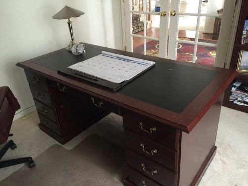 Cherry executive desk