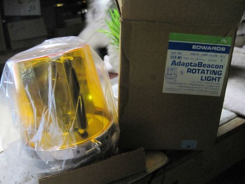 Edwards 52a-n5 adapta-beacon rotating light amber for sale