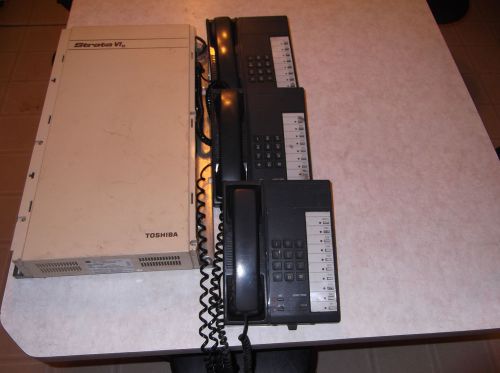 Toshiba VIe Phone System with 3 Phones