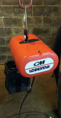 CM LODESTAR ELECTRIC CHAIN HOIST 1 TON MODEL L