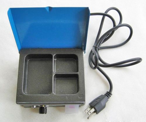 New 3 Well Analog Wax Melting Dipping Pot Heater Melter Dental Lab Equipment