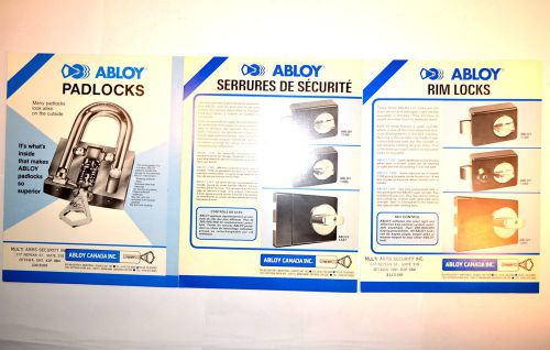 ABLOY PADLOCKS &amp; RIM LOCKS // LES CADENAS &amp; SERRURES DE SECURITE BROCHURE RR795