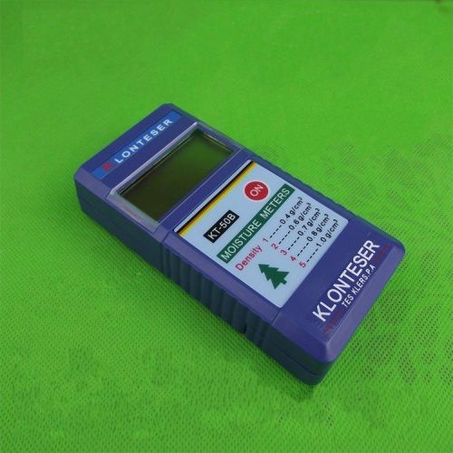 New KT-50B Digital Inductive Paper Wood Tree Timber Moisture Meter