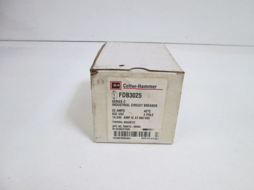 CUTLER-HAMMER CIRCUIT BREAKER FDB3025 *NEW IN BOX*