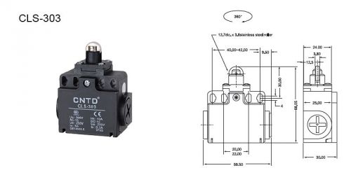 5Pcs  CNTD CE  Limit Switch  CLS-303