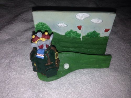 golf business card holder