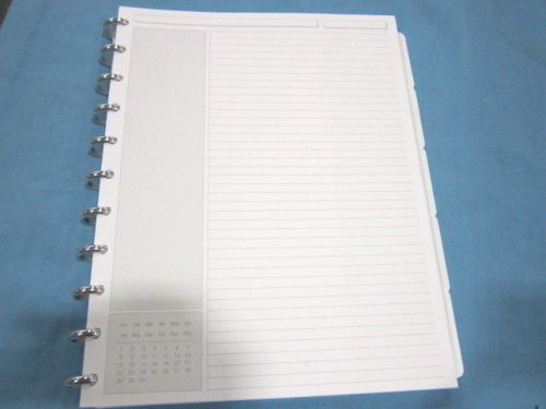 LEVENGER CIRCA DIMENSIONS NOTEBOOK REFILL-LETTER *UNUSED*