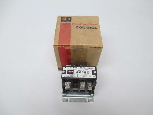 NEW CUTLER HAMMER C10AN30 SIZE 00 AC 120V-AC 2HP 30A AMP CONTACTOR D358960