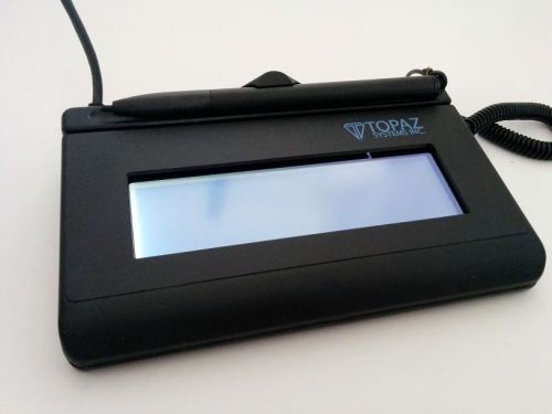 Topaz signaturegem lcd 1x5 electronic signature pad t-lbk462-hsb-r for sale