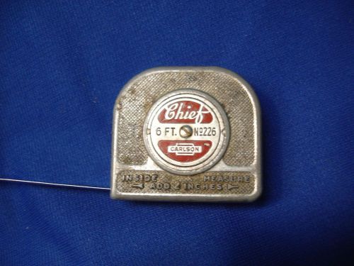 Vintage Chief Carlson 6 feet tape measure