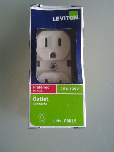 New Duplex Receptacle 15 Amp Ivory