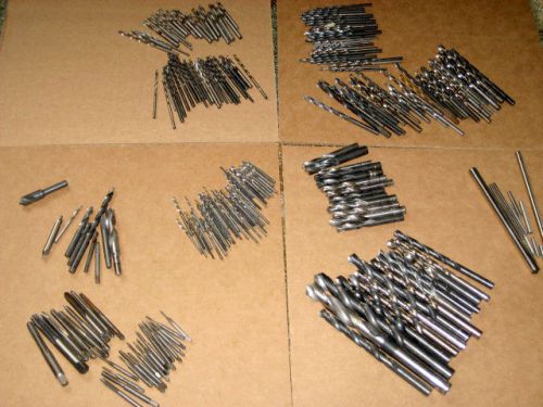 Drill Bits &amp; Machinist HSS Drill Bits 200+ Bundle Lot