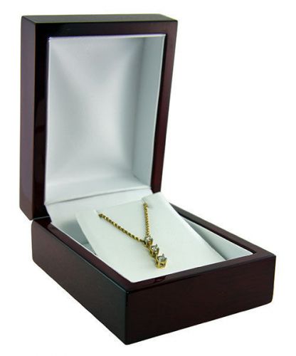1 rosewood large earring or pendant with chain display gift box for sale