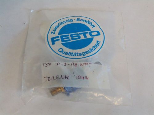 FESTO W-3-1/8 HAND SLIDE VALVE NPT TEILENR 10414 (C4-4-102)