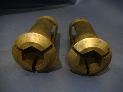 22C HEX COLLET SET 2 PCS TOTAL. 15/16&#034;, 1&#034;. 0302152