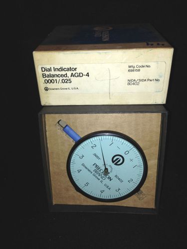 PRECISION BRAND DIAL INDICATOR BALANCED, AGD-4 .0001/.025