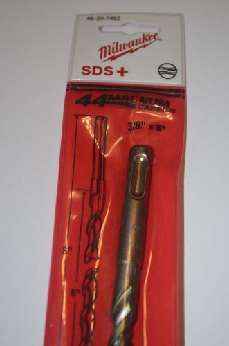 Milwaukee hammer drill bit 3/8 x 8 inch 48-20-7452 44 magnum carbide for sale