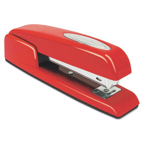 747 Business Full Strip Desk Stapler, 20-Sheet Capacity, Rio Red