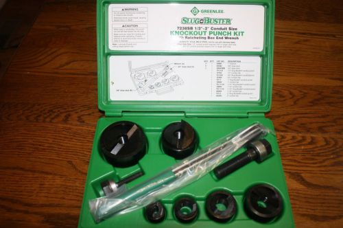 Greenlee 7238SB 1/2&#034;-2&#034; Slugbuster Knockout Punch Set