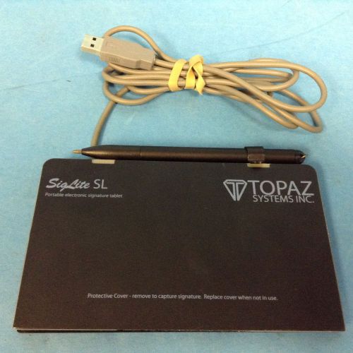 Topaz siglite 1x5 usb signature pad (t-s461-hsb) for sale