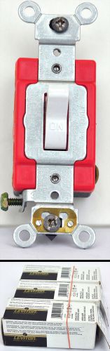 3 Leviton TOGGLE SWITCH Spec Grade 1221-2W WHITE