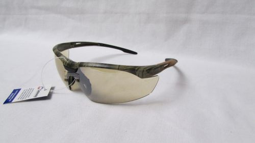 CAMO SAFETY GLASSES SUNGLASSES BRONZE MIRROR LENS GATEWAY ANSI Z87.1+