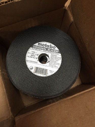 Metabo 40/Pk 6&#034; x 7/8&#034; x .040 Cut Off Slicer Wheel New