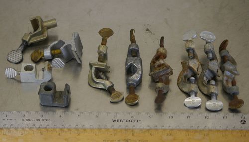 (qty 10) misc rod and extension clamps lot good for sale