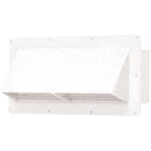 Ventline (V2111-13) Polar White Horizontal Exterior Wall Vent, Free Shipping