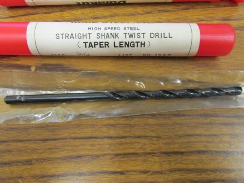 Ksd durakut hss 15/64&#034; straight shank twist drill (taper length) for sale