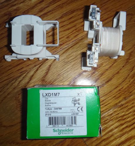 Set of 2 Schneider Electric Coils LXD1M7 2F1010 TeSys 046789  220V  NEW