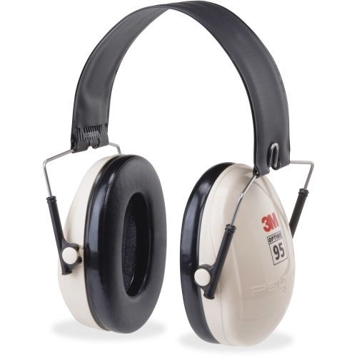 Peltor Optime 95 Low-Profile Folding Earmuffs - 1Each - Black, White - MMMH6FV