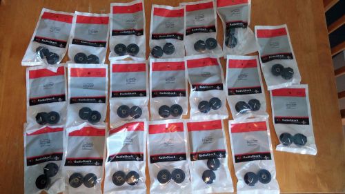 LOT of 40: 1 1/4&#034; Hexagonal Control Knobs from RadioShack Potentiometer Pointer