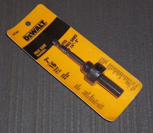 DEWALT DW1802 7/16-Inch Mandrel for 1-1/4-Inch to 6-Inch Hole Saws