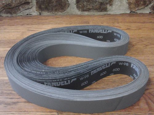 (10) 2&#034; x 72&#034; sanding belts wet/dry sc x-wt. - p1000-1200 grit equivalent for sale