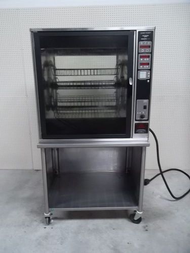 2014 Henny Penny Electric Rotisserie On a Rolling Cart  SCR-8