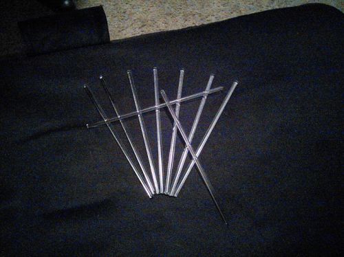 Pyrex glass lab stir rods 6 mm x 9in (4 mixers) rod stirrers tool mixers for sale